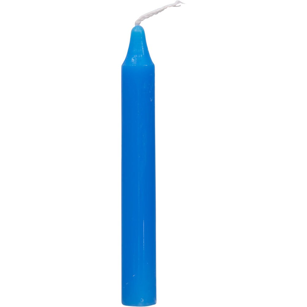 4" Chime Candle Light Blue (5 Pack)