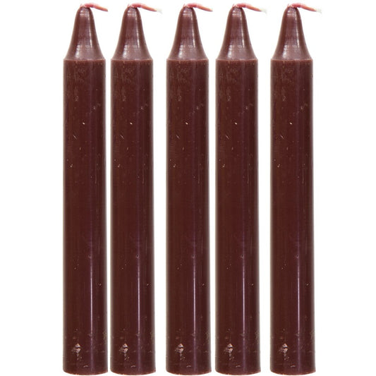 4" Chime Candle Brown (5 Pack)