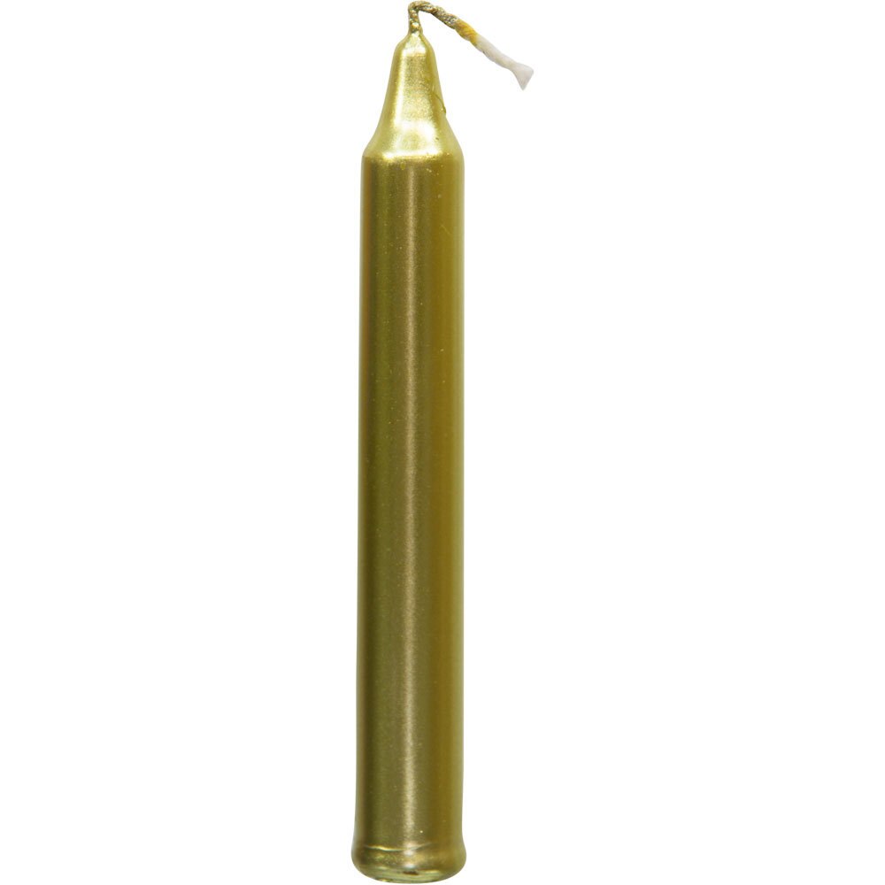 4" Chime Candle Gold (2 Pack)
