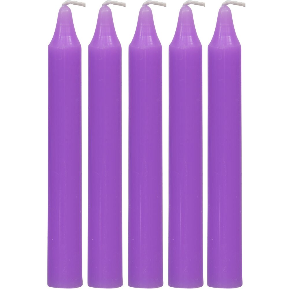 4" Chime Candle Lavender (5 Pack)