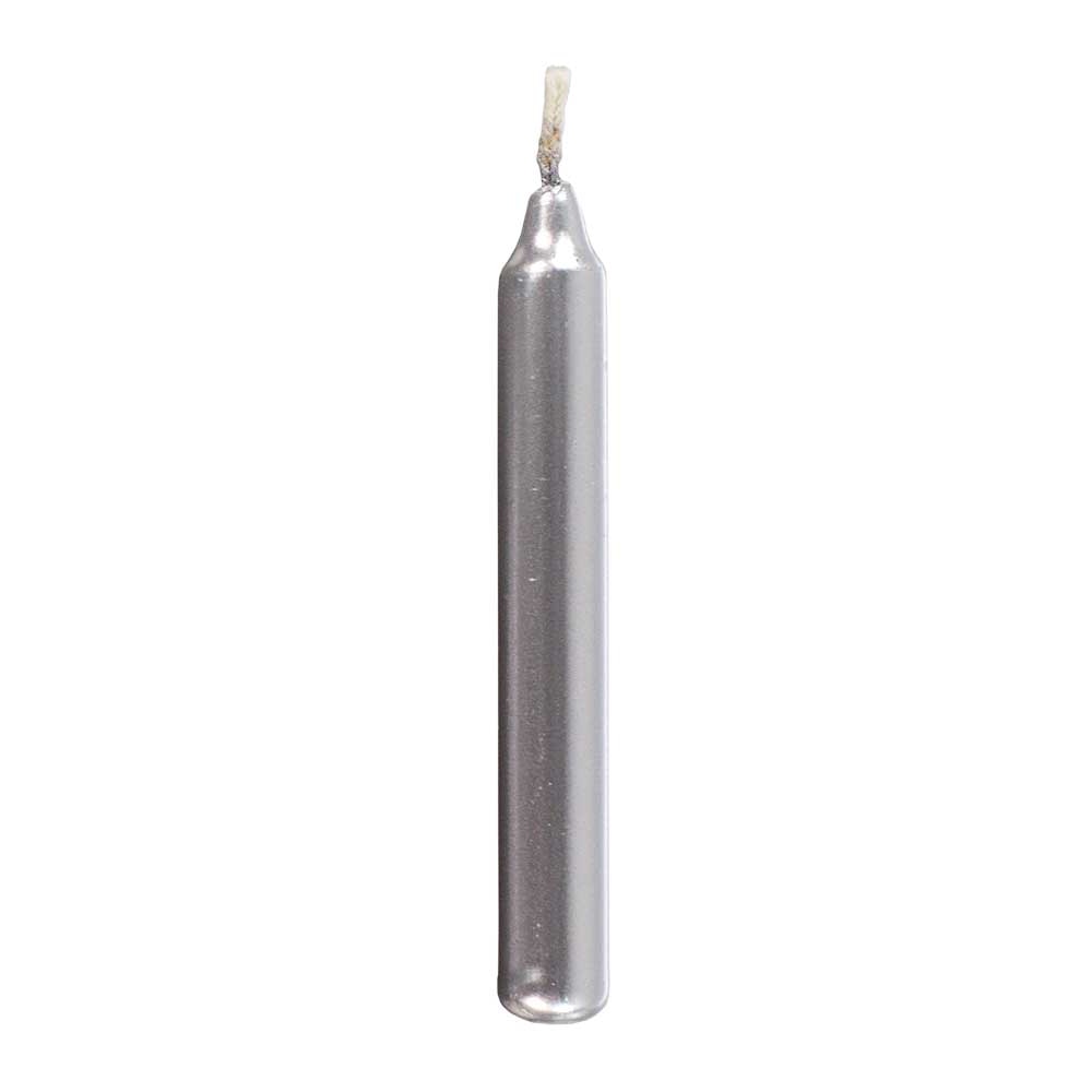 4" Chime Candle Silver (2 Pack)