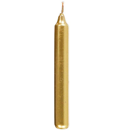 4" Chime Candle Gold (1 candle)