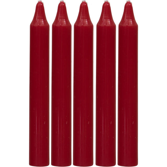 4" Chime Candle Red (5 Pack)