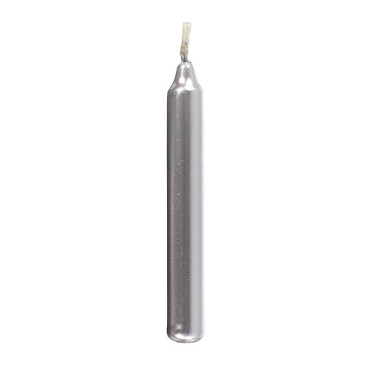 4" Chime Candle Silver (1 pack)