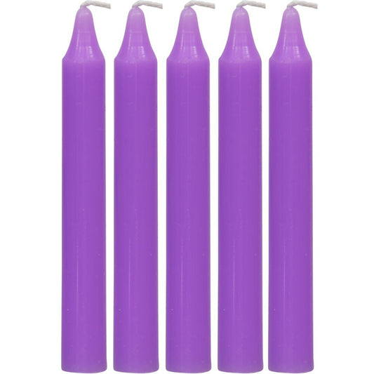 4" Chime Candle Lavender (5 Pack)