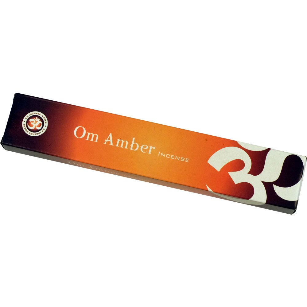 Amber Om Incense Sticks 15g - Aprox. 13 Sticks