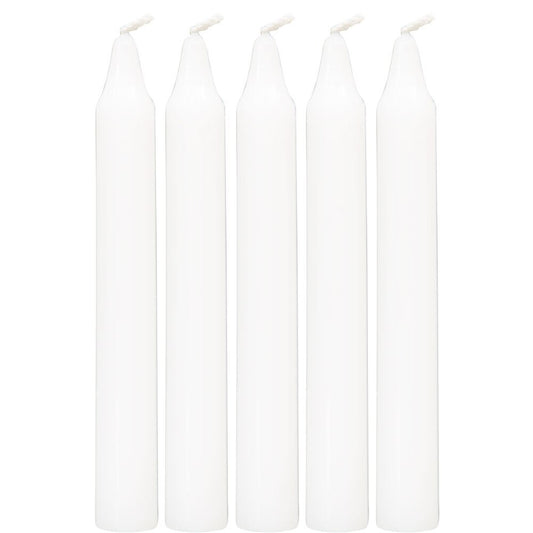 4" Chime Candle White (5 Pack)