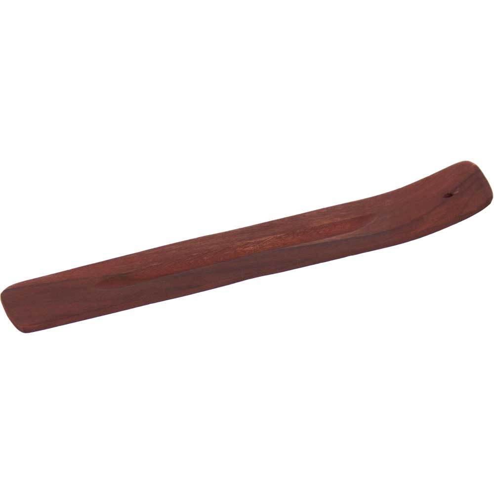10" Plain Boat Style Wood Incense Holder for Stick Incense