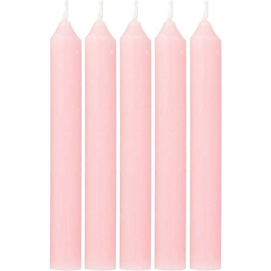4" Chime Candle Pink (5 Pack)
